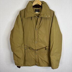 Vintage 70s 80s David S. Reid 100% Down Parka Jacket Brown Nylon M Canada